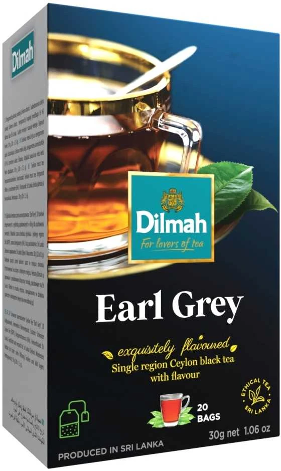 Actis Aromatizuota juodoji arbata Dilmah, Earl Pilkas, 20×1,5g