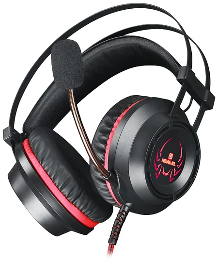 Ausinės REAL-EL GDX-7450 juodos spalvos