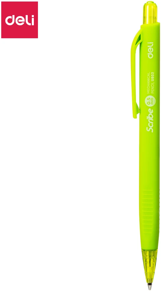 Automatinis pieštukas DELI Scribe, 0.5mm, įvairių spalvų