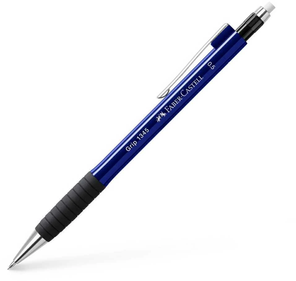 Automatinis pieštukas Faber-Castell Grip 1345, 0,5mm, tamsiai mėlynos spalvos
