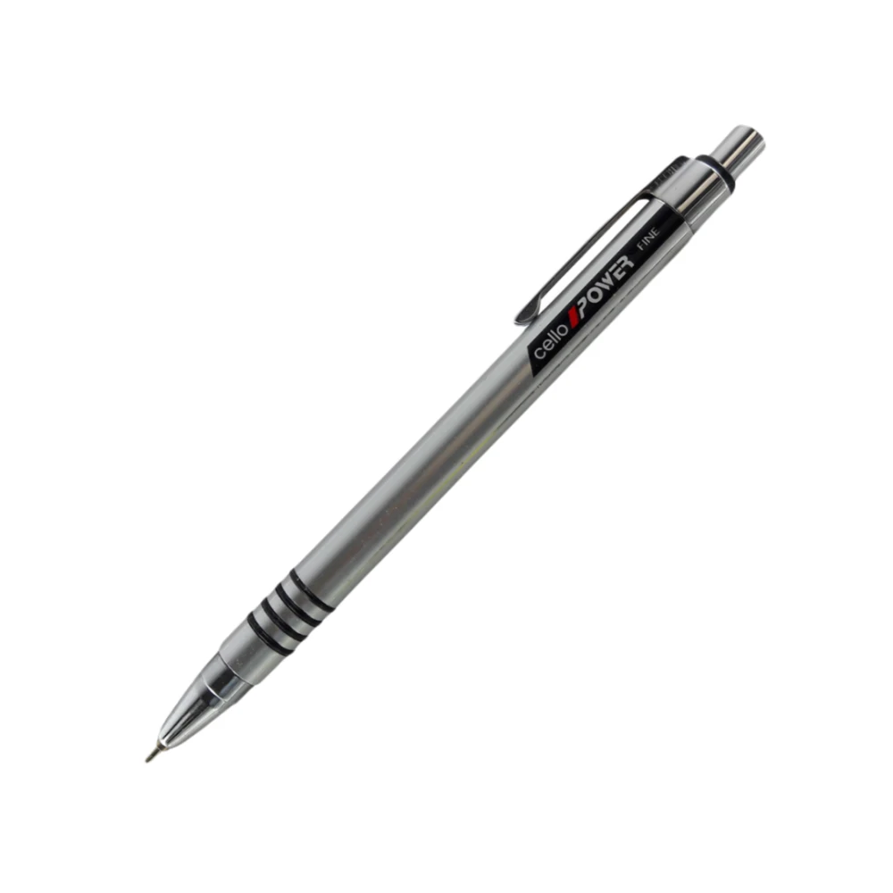 Automatinis tušinukas Cello POWER, 0.5mm, juodos spalvos