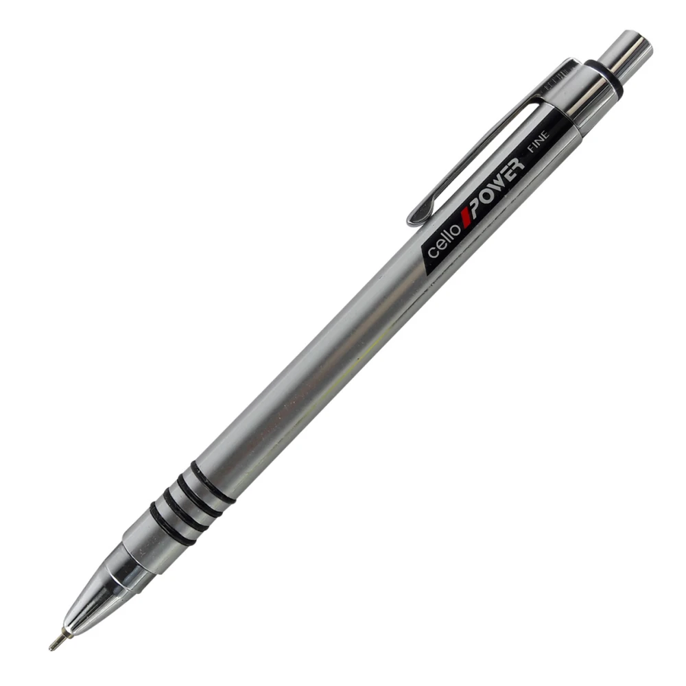 Automatinis tušinukas Cello POWER, 0.7mm, mėlynos spalvos