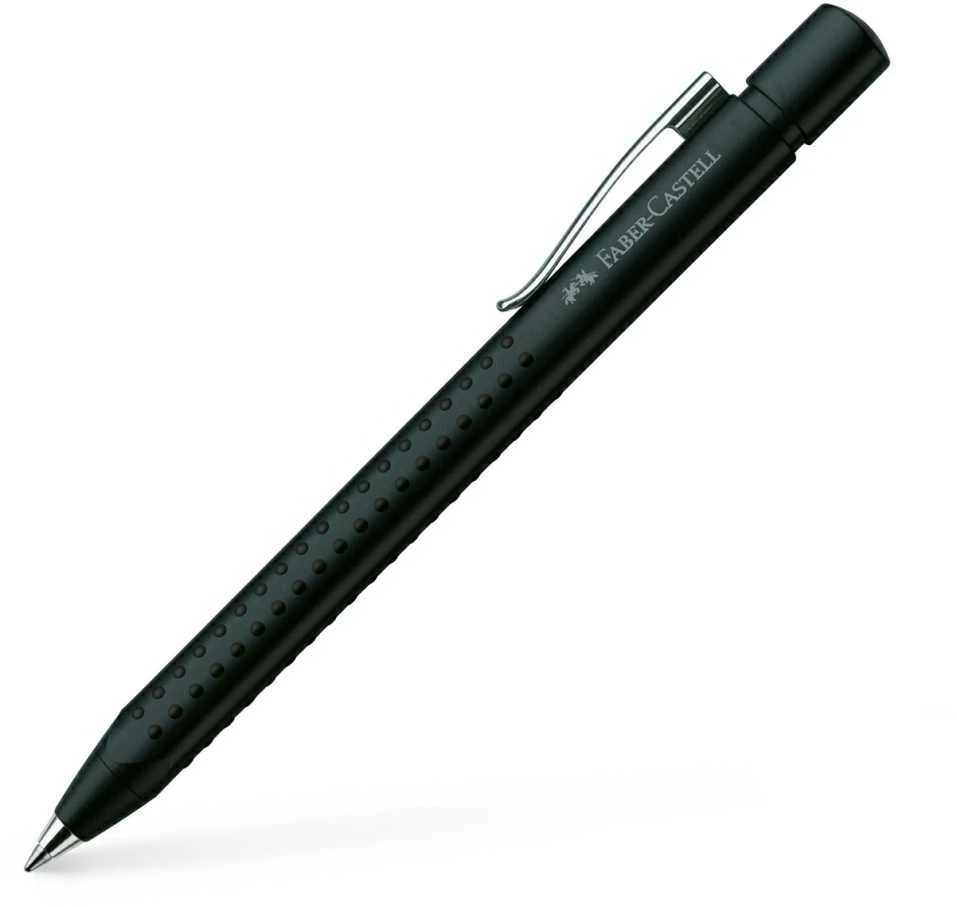Automatinis tušinukas Faber-Castell GRIP 2011, 0,7mm, juodos matinės spalvos korpusas