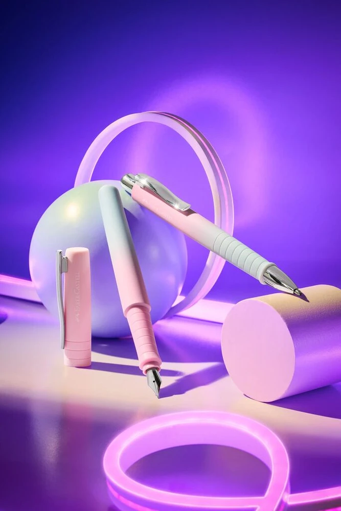 Automatinis tušinukas Faber-Castell Poly Ball Edition Blushing Sky