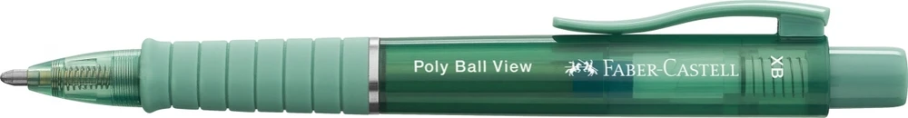 Automatinis tušinukas Faber-Castell PolyBall View, žalios spalvos