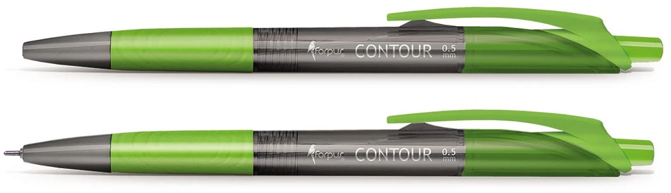 Tušinukas automatinis Forpus Contour, 0.5 mm, mėlynas 1203-017