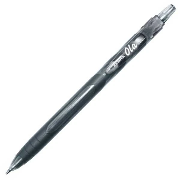 Automatinis tušinukas Zebra Ola, 1.0mm, juodos spalvos