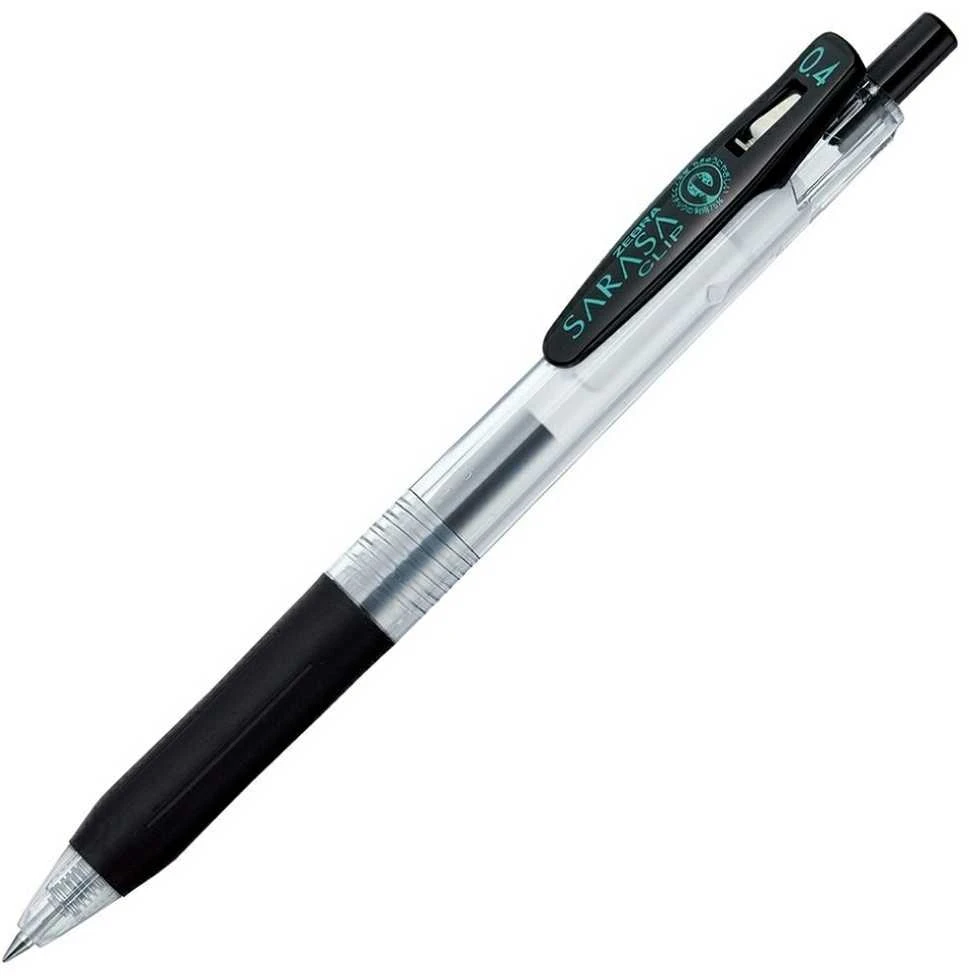 Rašiklis ZEBRA SARASA CLIP 0,4 mm, juoda
