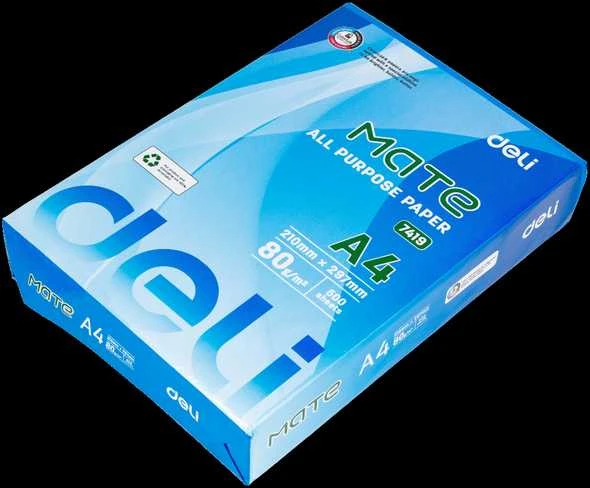 Biuro popierius DELI A4, 80g, 500 lapų