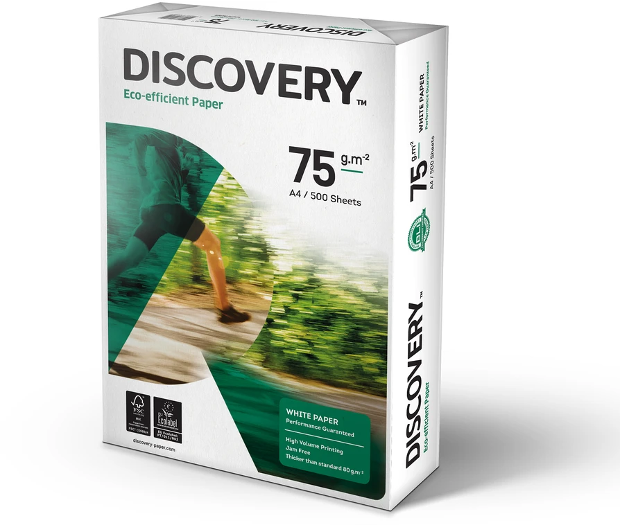 Biuro popierius Discovery, A4, 75g, 500 lapų