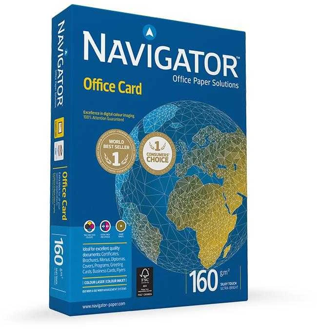 Biuro popierius Navigator Office Card, A4, 160g (250)