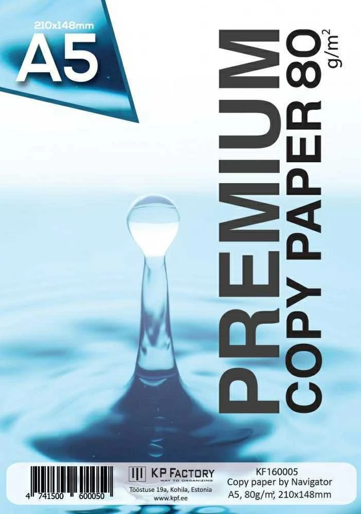 College Biuro popierius Navigator Universal, A5, 80g, 500 lapų