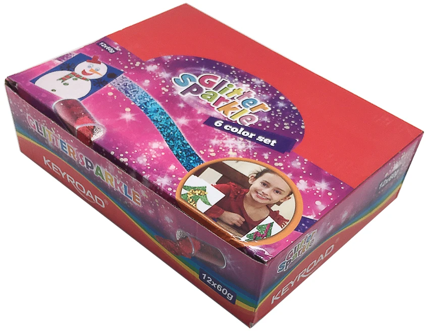 Blizgučiai Keyroad, 60g, 6 spalvos