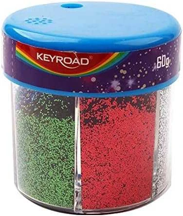 Blizgučiai Keyroad, 60g, 6 spalvos