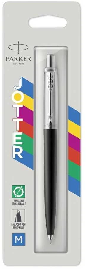 Automatinis tušinukas Parker Jotter Originals Juodas CT Medium Mėlyna, blisteryje