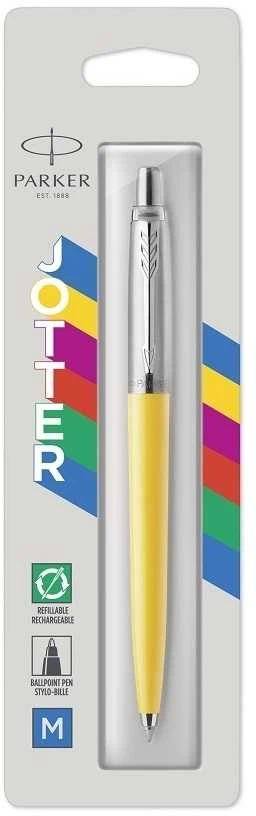 Automatinis tušinukas Parker Jotter Originals Geltona CT Medium Mėlyna