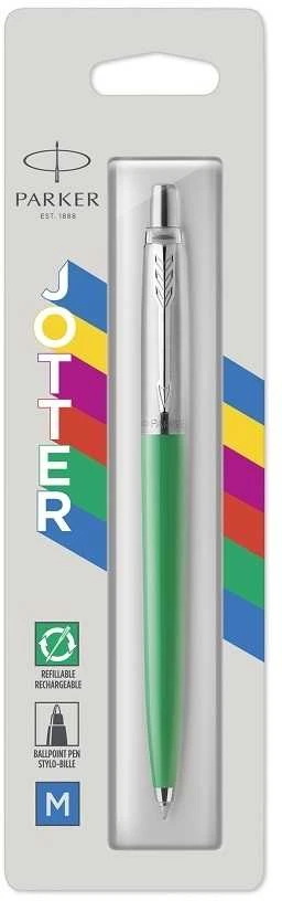 Automatinis tušinukas Parker Jotter Originals Žalias CT Medium Mėlyna, blisteryje