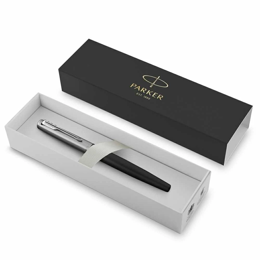 Plunksnakotis Parker Jotter Bond Street Juodas CT Medium Mėlyna