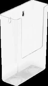 Pakabinamas stovas bukletams, A5, akrilas DISP-WM, 169mmx179mm 0614-402