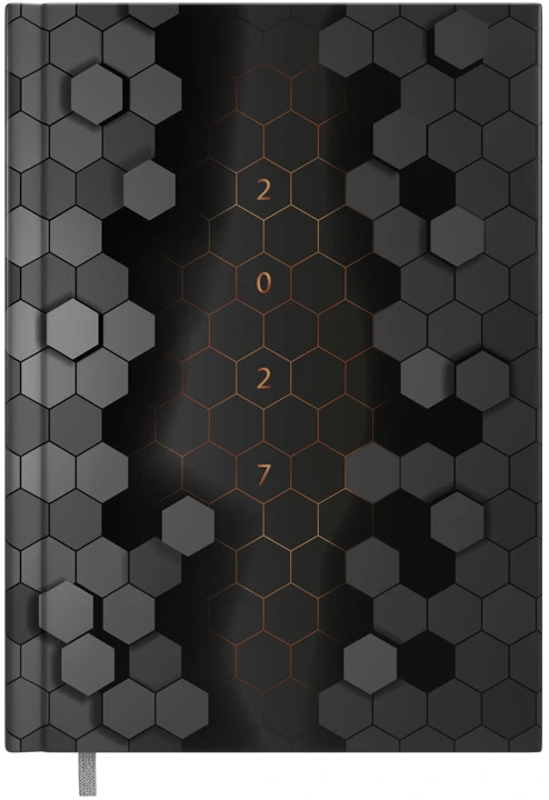 Darbo kalendorius Timer Business Day Design, A5, Hexagon