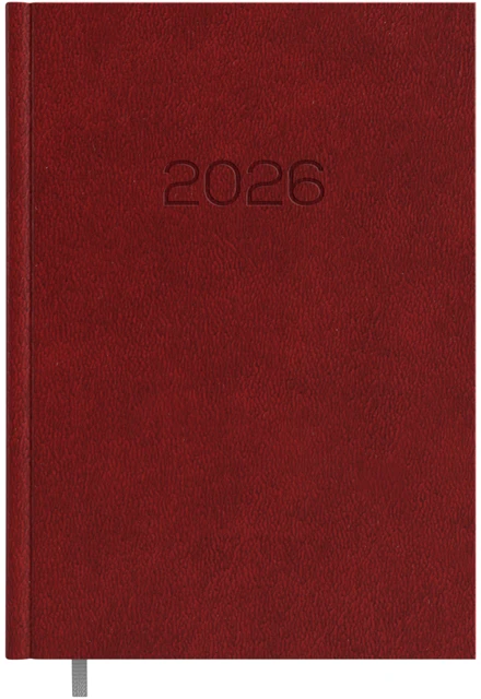 Darbo kalendorius Timer Daytime Baladek 2027 m., A5, PVC viršelis, vyšninės spalvos