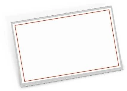 Dėklas vardinei kortelei Forpus, 54x90mm, su metaliniu segtuku ir žiogeliu, skaidrus