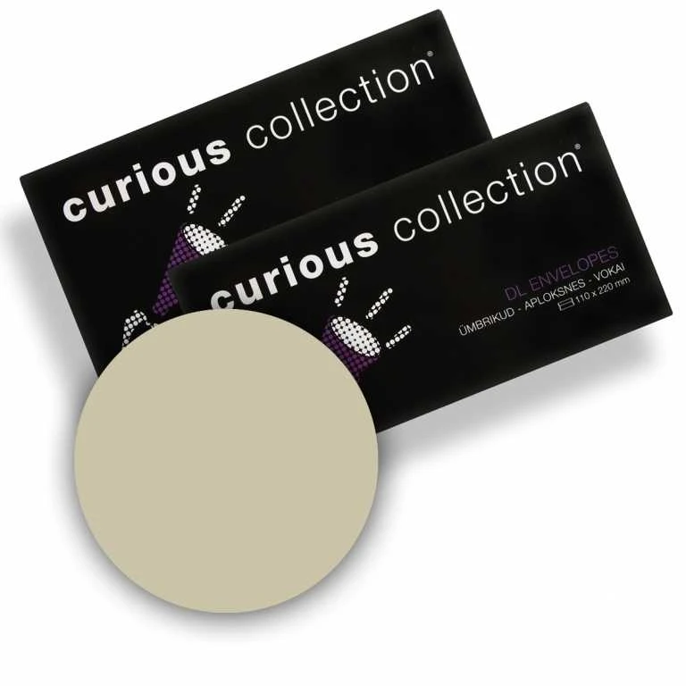 Vokas Curious, DL, 110x220 mm, 120 g, Metallics Lustre, blizgus (20) 0721-408