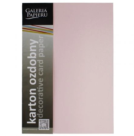 Galeria Papieru Dekoratyvinis kartonas Millenium, rausvos spalvos, 20 vnt.