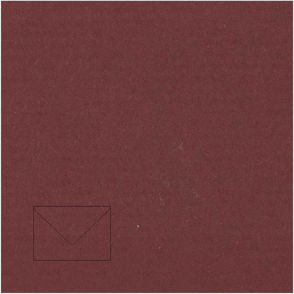 Paper Poetry Dekoratyvinis vokas Artoz C7, 110x75mm, 100g, bordo spalvos, 1vnt
