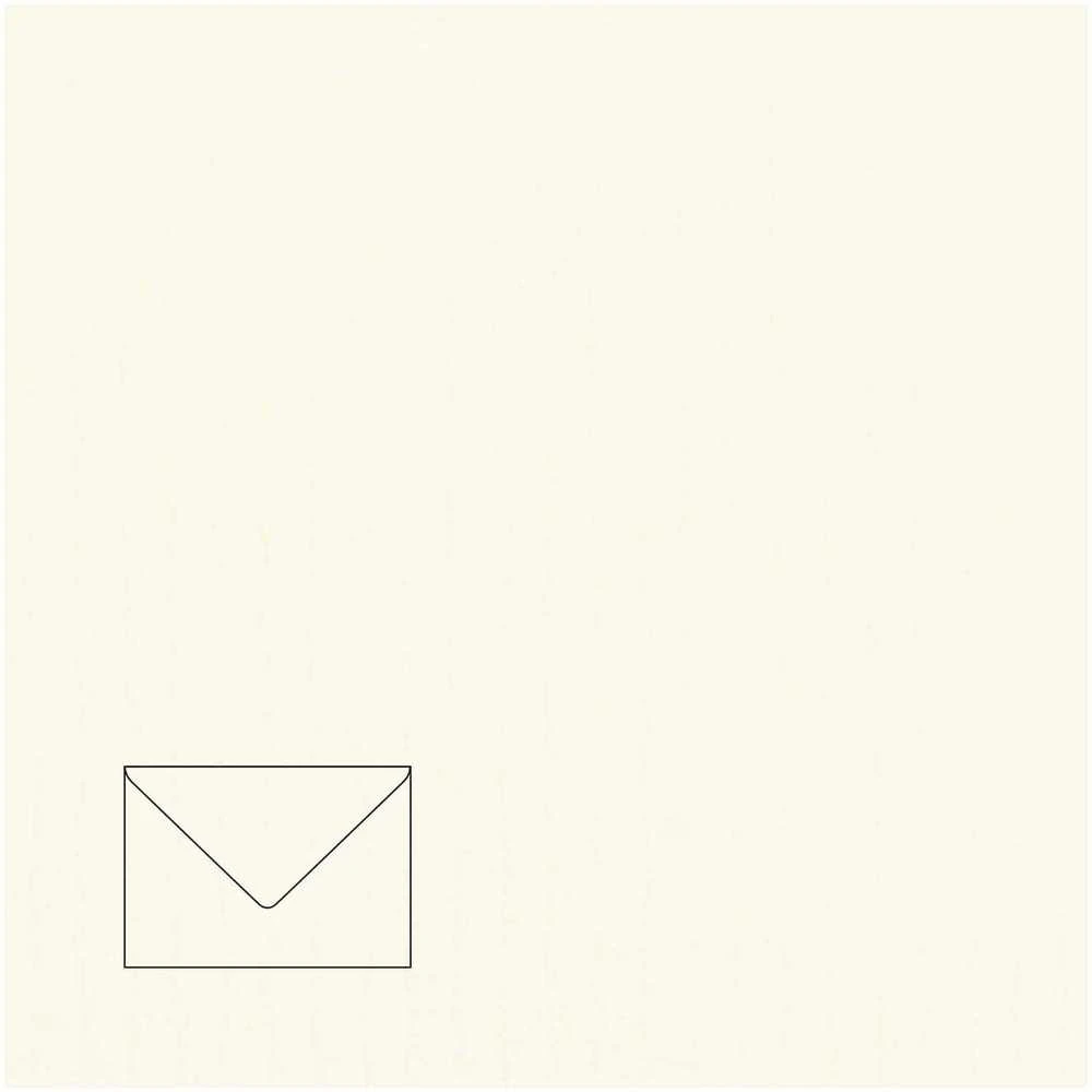Paper Poetry Dekoratyvinis vokas Artoz C7, 110x75mm, 100g, vanilės spalvos, 1vnt