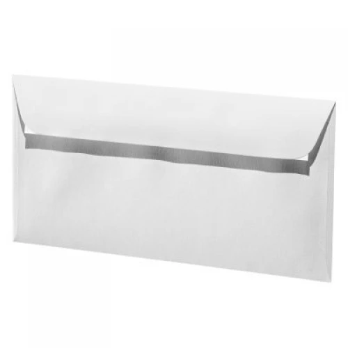 Dekoratyvinis vokas Paper Poetry C65, 114x224mm, 100g, baltos spalvos, 1vnt