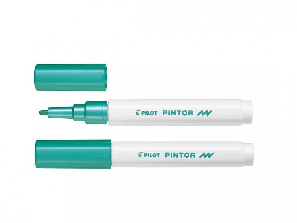 Pilot Pen Dekoratyvinis žymeklis Pilot Pintor, 1mm, metalikos žalios spalvos
