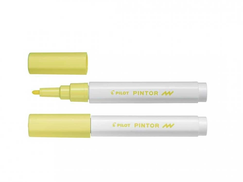 Pilot Pen Dekoratyvinis žymeklis Pilot Pintor, 1mm, pastelinės geltonos spalvos