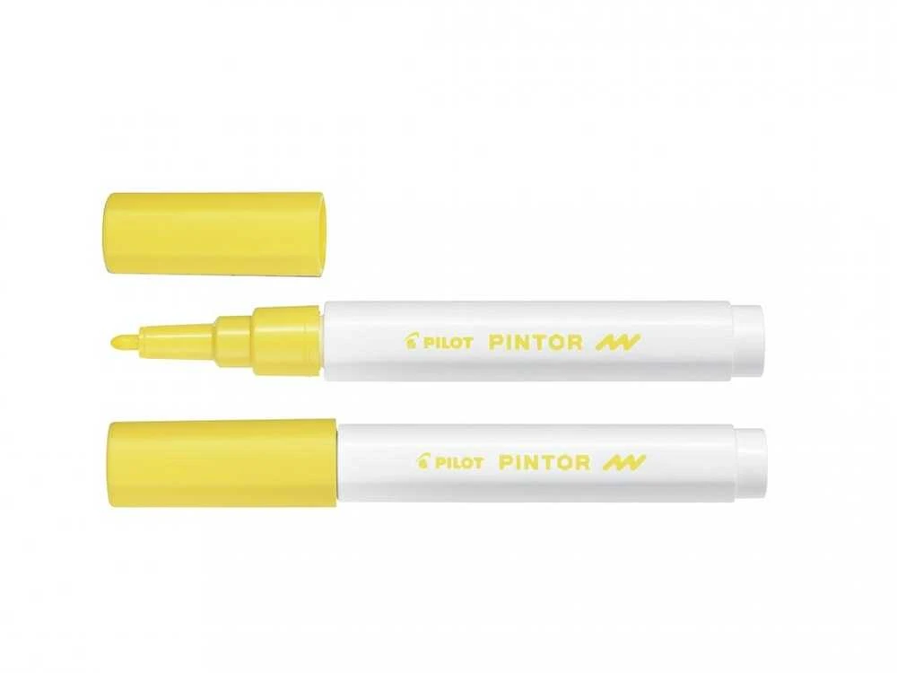 Pilot Pen Dekoratyvinis žymeklis Pilot Pintor, 1mm, geltonos spalvos