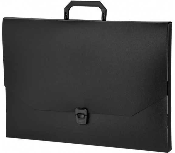 Dokumentų dėklas College Standard A3/3cm, su rankena, juodos spalvos