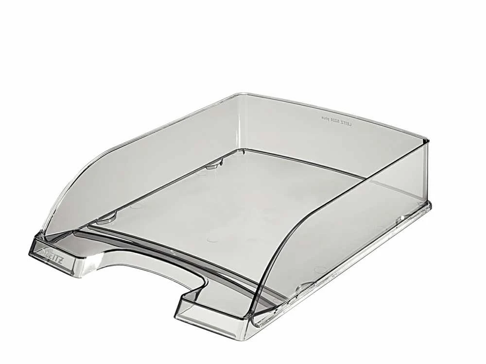 Dokumentų lentynėlė Leitz Plus Standart, A4, plastikinė, dūminės spalvos