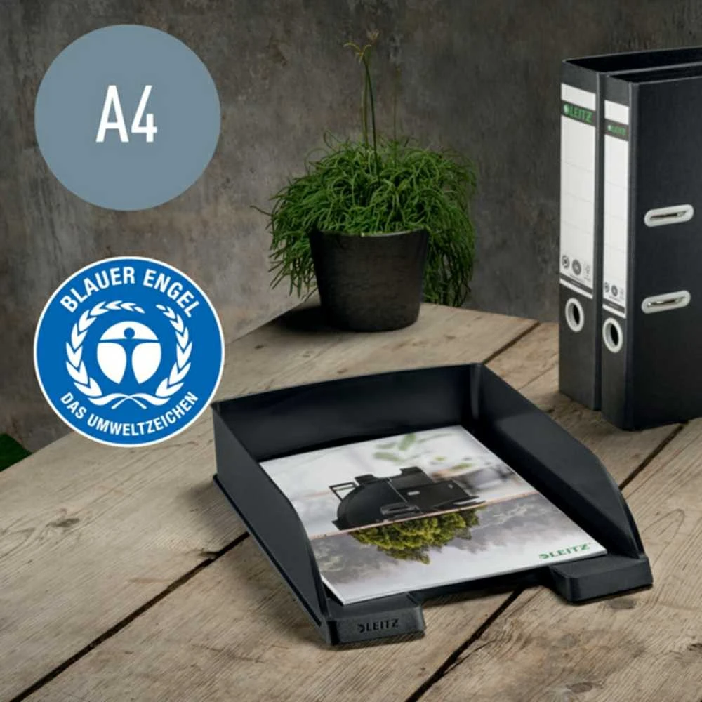 Padėklas dokumentams Leitz Recycle, A4, žalias