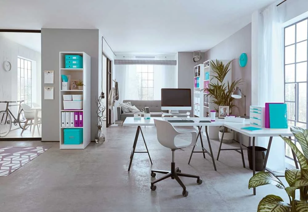 Dokumentų stovas Click&Store Leitz Wow, A4, kartoninis, ledo mėlynos spalvos