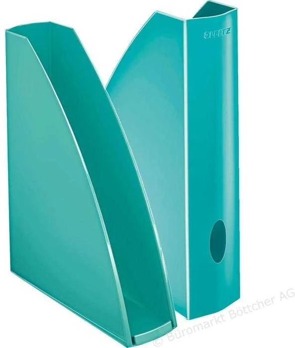 Dokumentų stovas Leitz Plus Wow, A4, 312x258x75mm, plastikinis, turkio spalvos