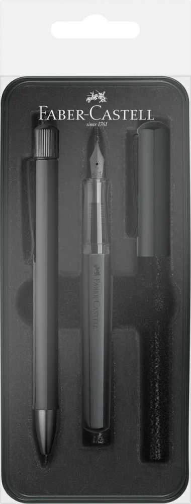 Dovanų rinkinys Faber-Castell Hexo, juodos spalvos