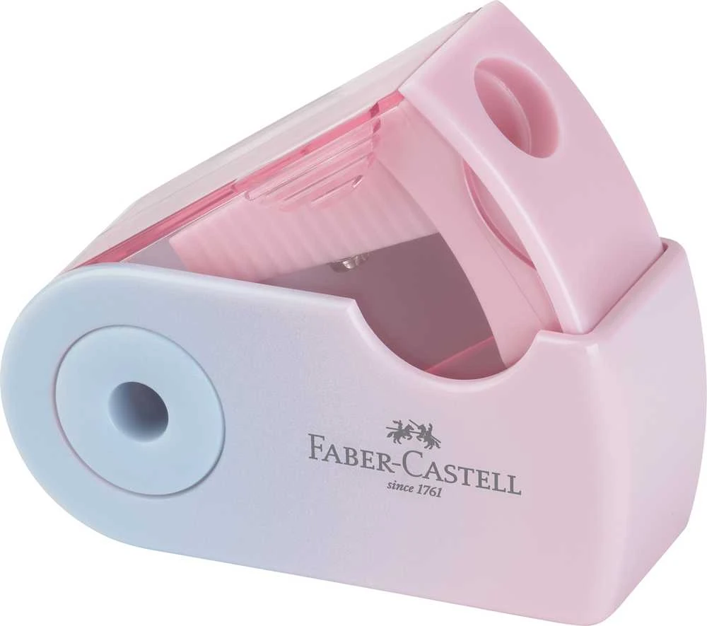 Drožtukas Faber-Castell Sleeve Flow Edition, su konteineriu