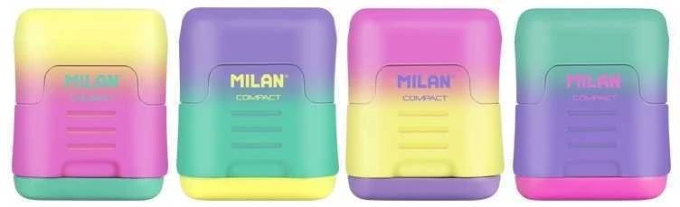 Drožtukas Milan Sunset Compact, plastikinis, dviejų skylių