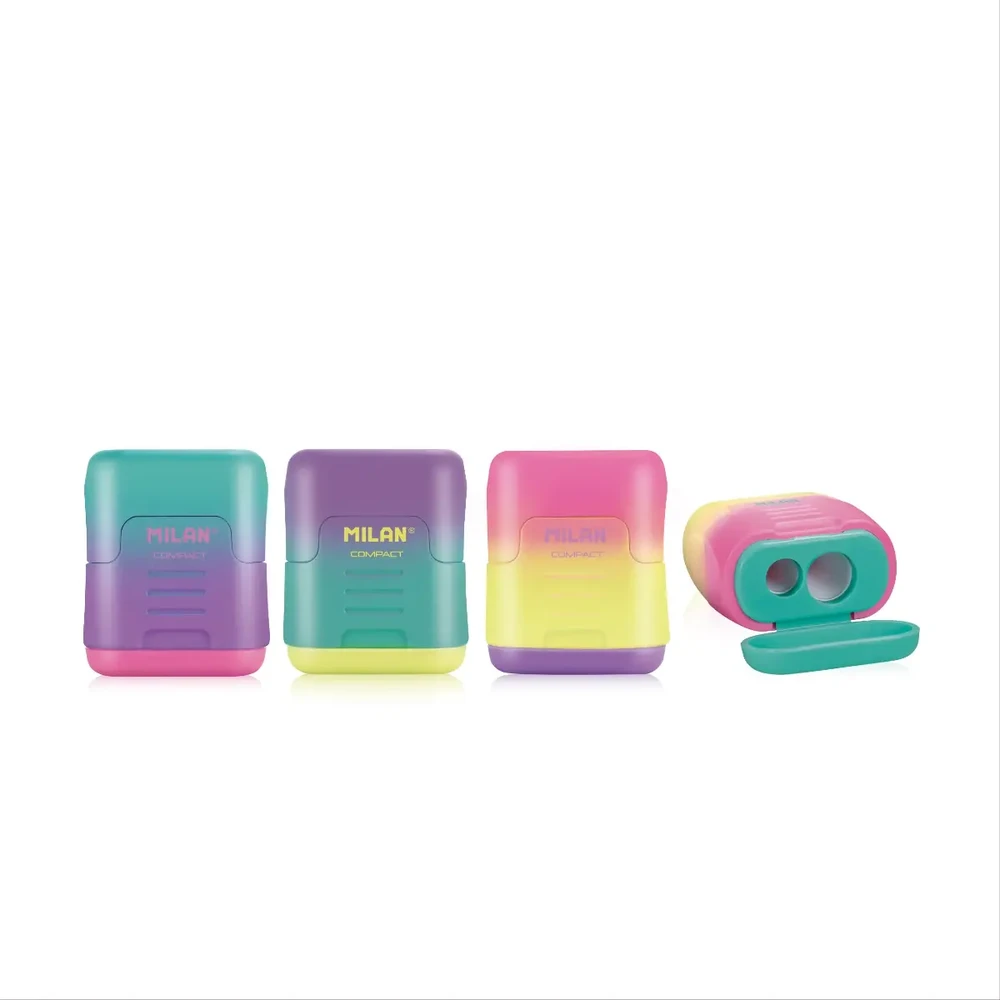 Drožtukas Milan Sunset Compact, plastikinis, dviejų skylių