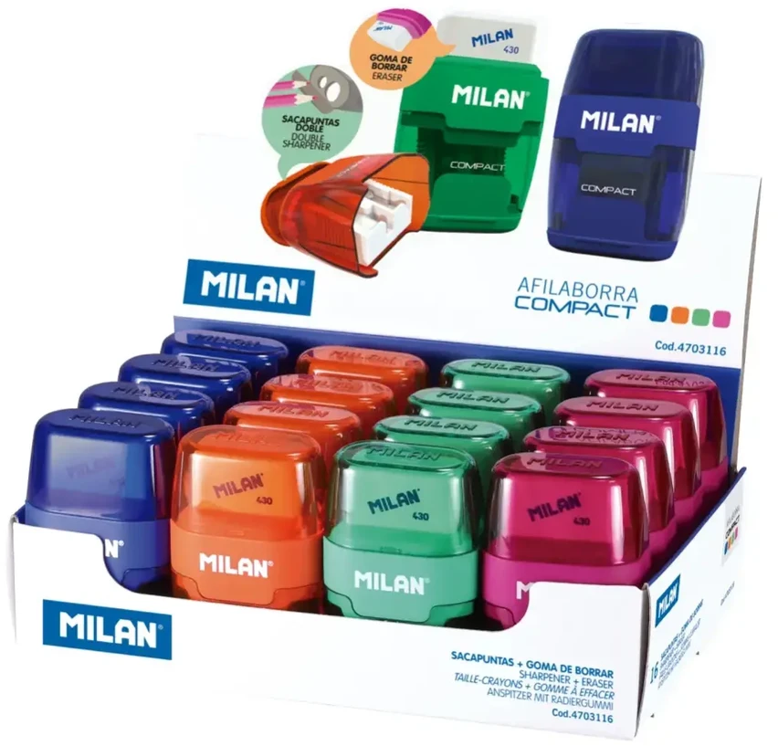 Drožtukas + trintukas Milan Compact