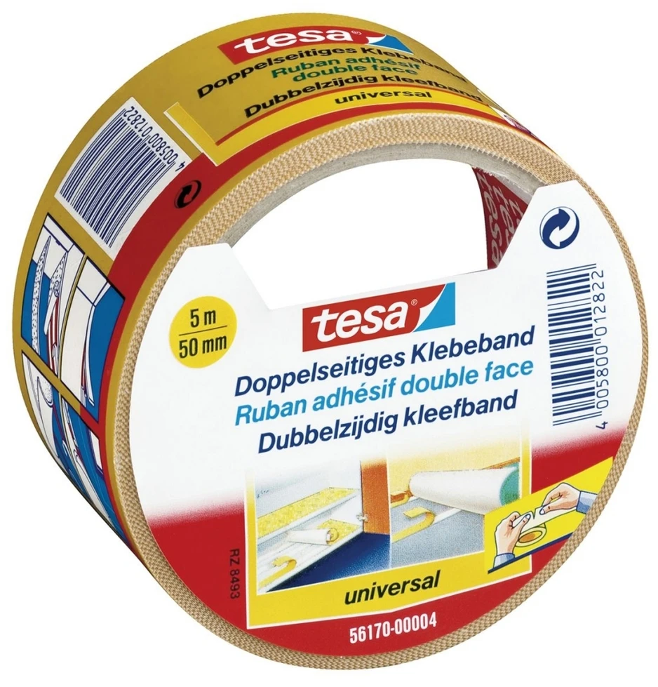 Lipni juostelė Tesa, 50mmx5m, dvipusė 1114-211