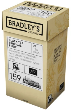 Ekologiška juodoji arbata Bradley´s Tropical Fruit, 25pak, nr. 159
