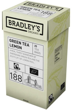 Ekologiška žalioji arbata Bradley´s su citrinomis, 25pak, nr. 188