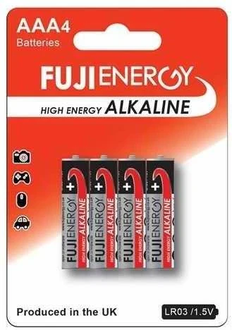Elementai FUJI High Energy Alkaline AAA, 4vnt