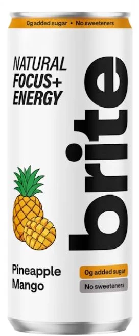 Energinis gėrimas BRITE, ananasų ir mangų skonio, 330 ml, skardinė