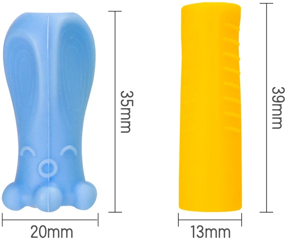 Ergonominiai pirštų laikikliai DELI 69353, 4 vnt.